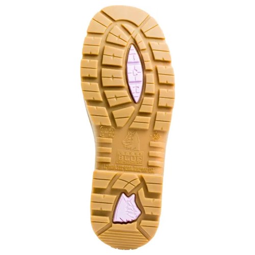 Steel blue womens steel cap boots