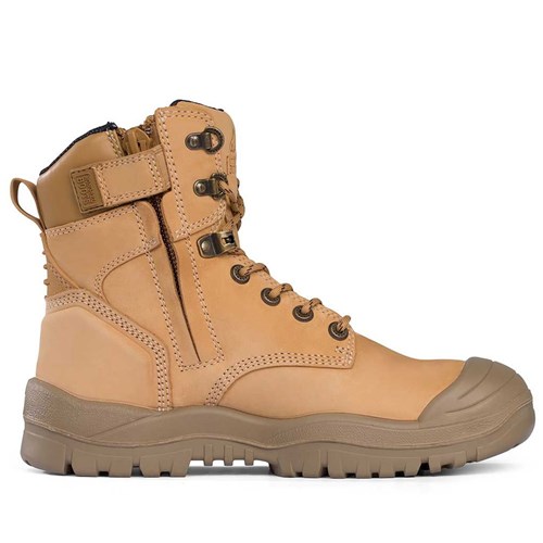 High Leg Zipsider Boot w/ Scuff Cap