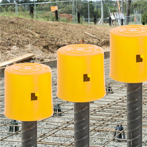 SureGard Round Star Multicap Yellow Picket Cap 1pc