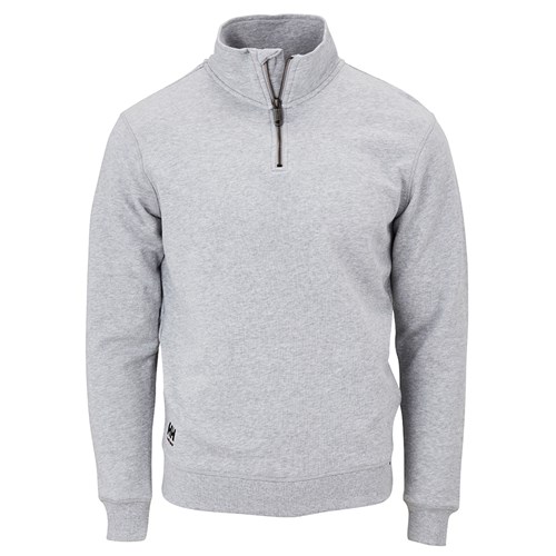 Oxford Half Zip Sweatshirt - Grey