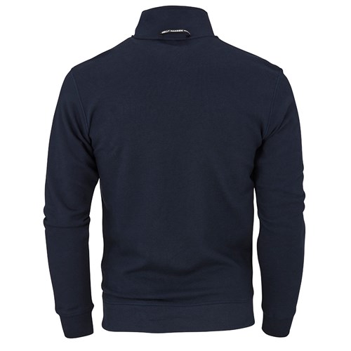 Oxford Half Zip Sweatshirt - Navy Blue
