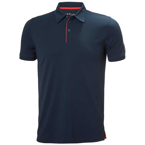 Navy Blue helly hansen polo shirt