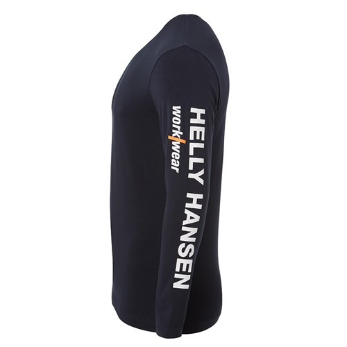 Long sleeve tee made with organic stretch cotton