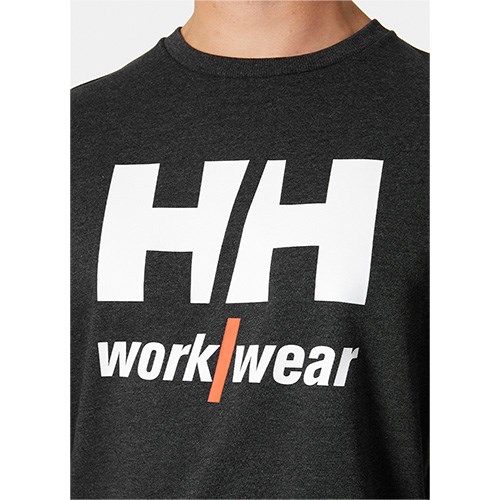 Helly Hansen Classic Logo Sweatshirt - Black Melange