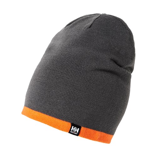 Work beanie - Dark Grey Orange