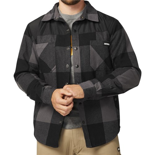 Block Check Insulated Shirt Jacket