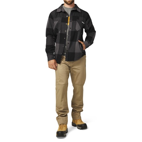 Lightweight insulated shirt jacket