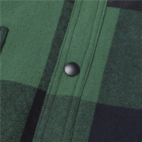 Block Check Insulated Shirt Jacket