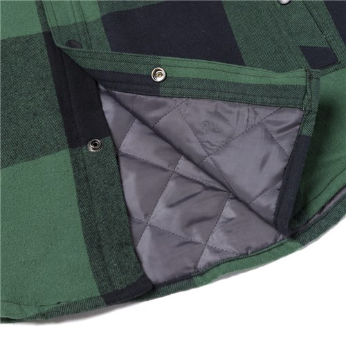 Men's insulated shirt jacket