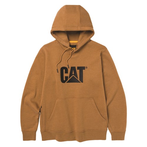 CAT Workwear TM Pullover Hooded Sweatshirt - BRONZE-HEATHER_1