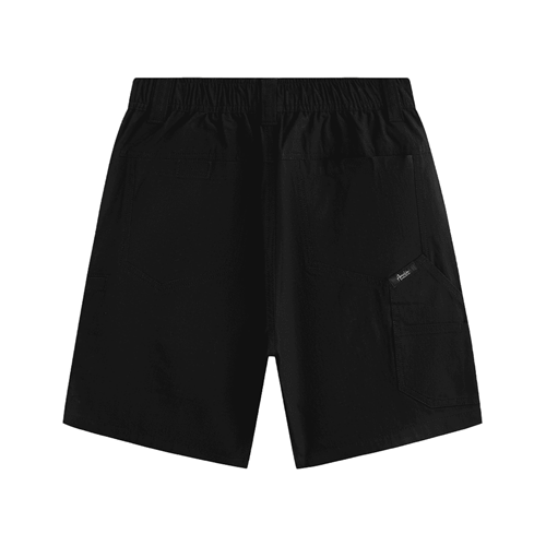 Black Stretch Cuffed Short