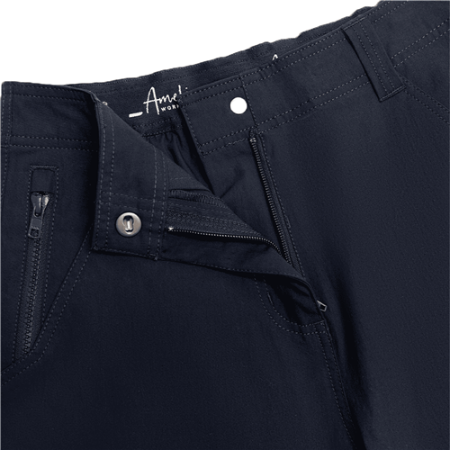 Cuffed Work Shorts for Women