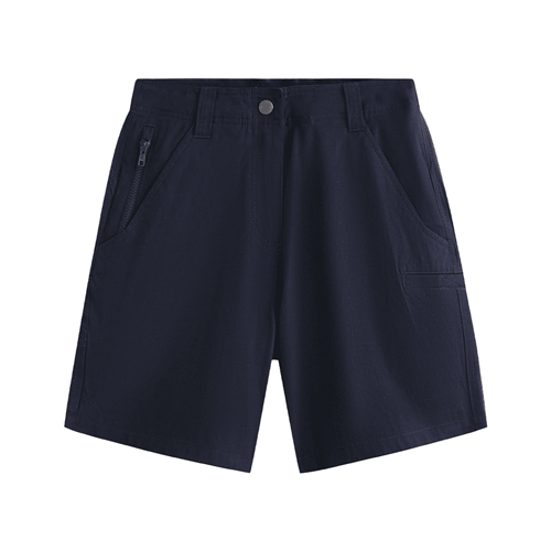 Women's Navy cuffed shorts