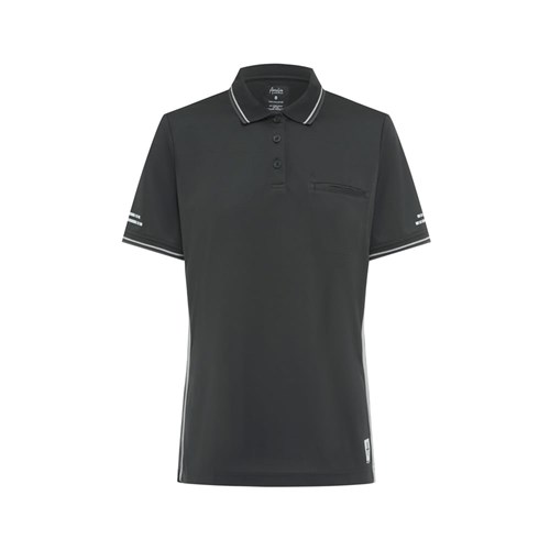 Black polo work shirts for women