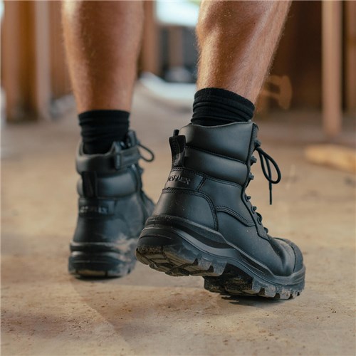 Blundstone RotoFlex 8561 High Zip Side Safety Boot - Black