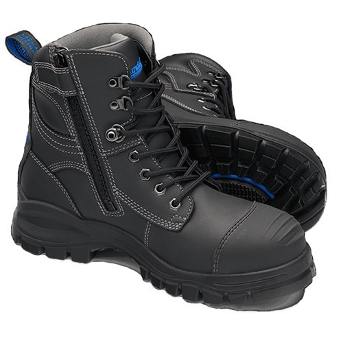 Unisex Zip Up Safety Boots 