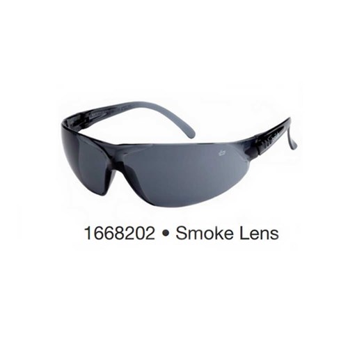 Safety Glasses - Bolle Safety Blade Safety Glasses - Smoke Frame Smoke Lens