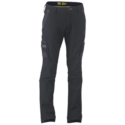 Black utility cargo pants