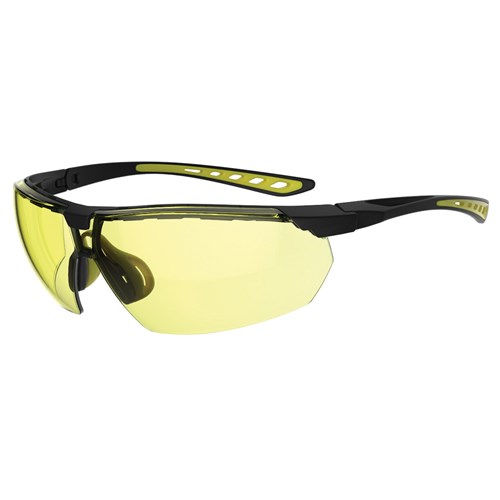 Safety Glasses - Blue Rapta 'BULLET' General Purpose Safety Glasses - Amber Lens