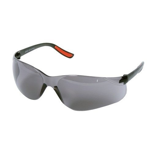 Safety Glasses - Blue Rapta Stormfront Safety Glasses -  Black Frame Smoke Lens