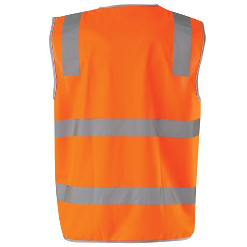 ELEVEN Workwear Day/Night Hi-Vis 'B' Taped Safety Ves