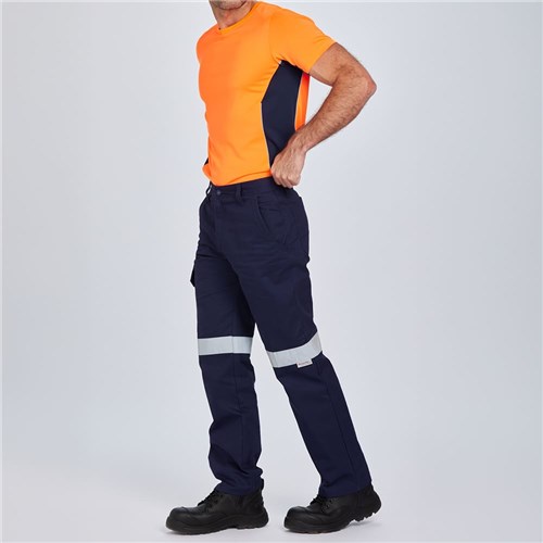 ELEVEN Workwear Drill Work 3M™ Taped Pant - Side