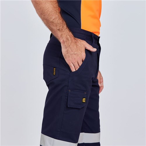ELEVEN Workwear Drill Work 3M™ Taped Pant Side pocket
