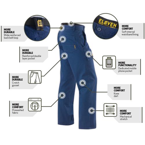 Evolution Drill Work Pants with Tape