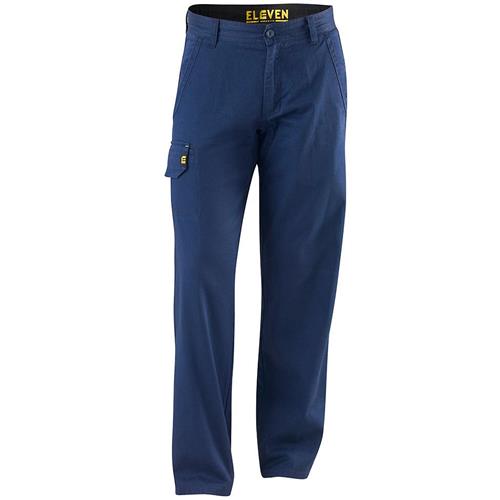 Navy cotton drill pants