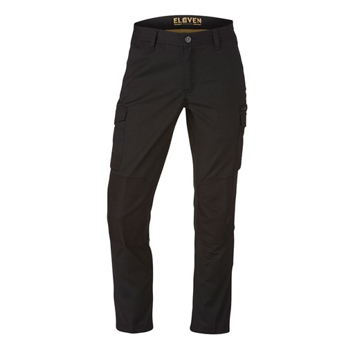 Black Contrast Panel Cargo Pant
