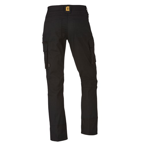 Black cargo work pants