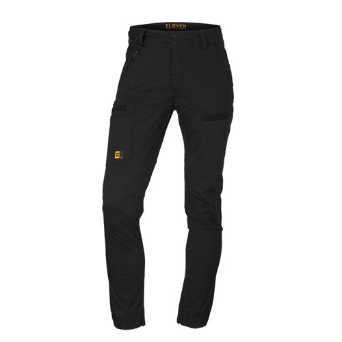 Black Contrast Pocket Stretch Pant
