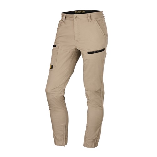 Khaki Contrast Pocket Stretch Pant