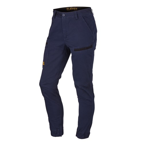 Navy Contrast Pocket Stretch Pant