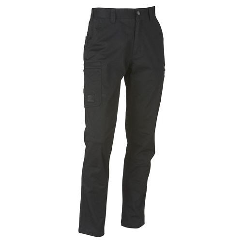 Black stretch cargo pants mens