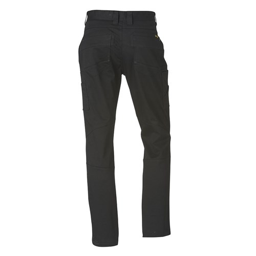 Black cargo stretch pant