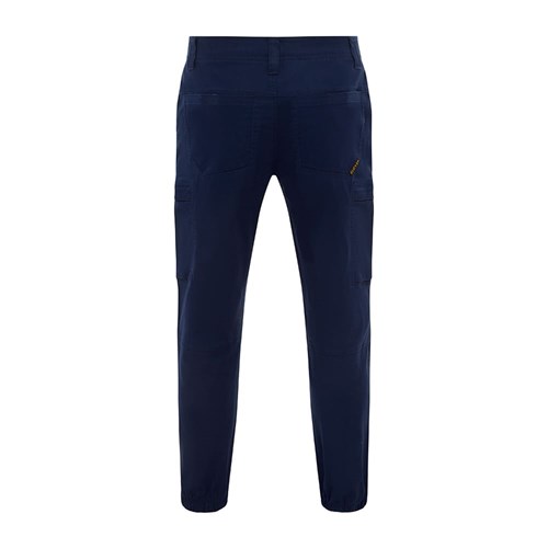 Navy cuffed cargo pants