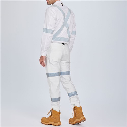 White hi vis pants