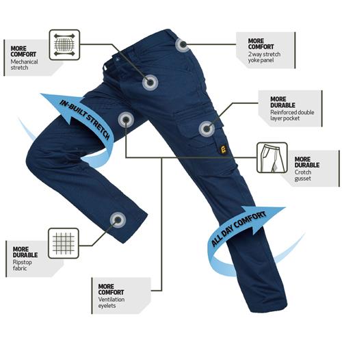 Lightweight Taped Cotton Ripstop Pant