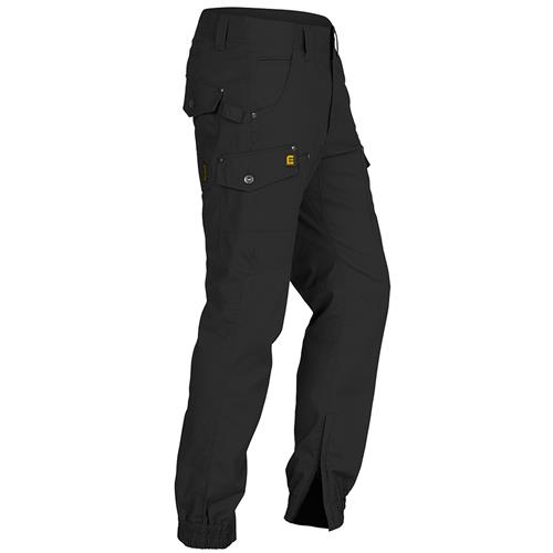 Black combat cargo pants
