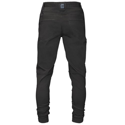 Black Strike Pant with Built-in Neoprene Knee Protection