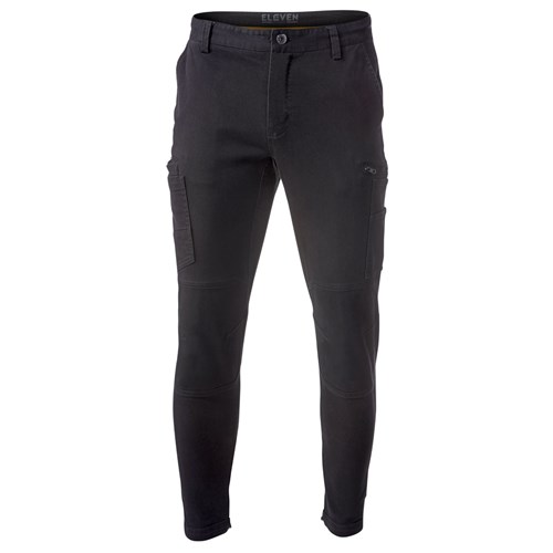 ELEVEN Workwear Grid Work Pant - Black