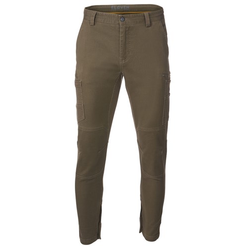 ELEVEN Workwear Grid Work Pant - Dirty Olive