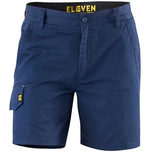Cotton Drill Work Shorts - Navy Blue