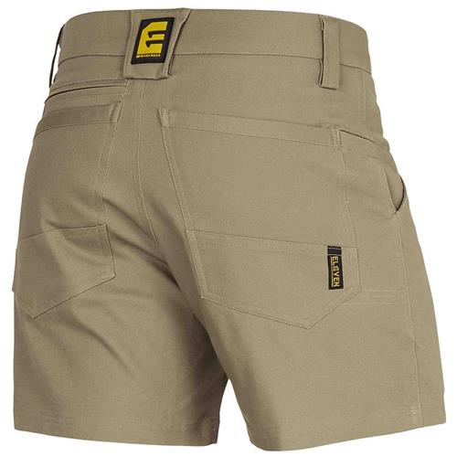 4 Inch Chizeled Work Short - Khaki