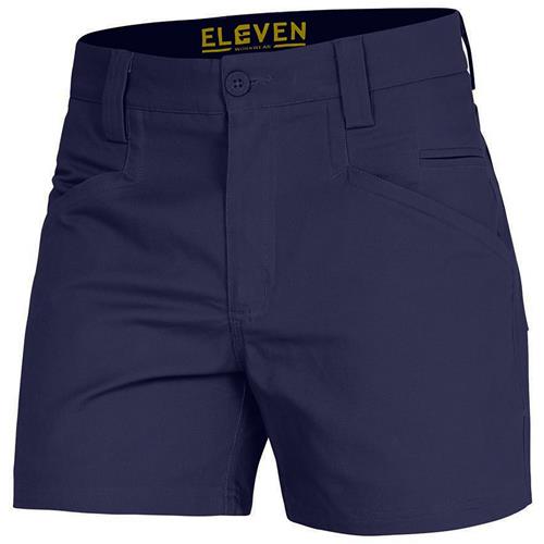 4 Inch Chizeled Work Short - Navy Blue