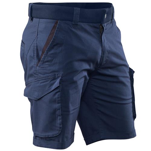 navy blue cargo work shorts