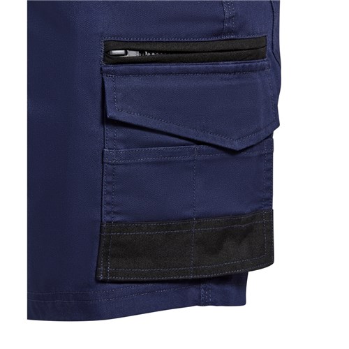 Navy Blue Contrast Panel Work Short