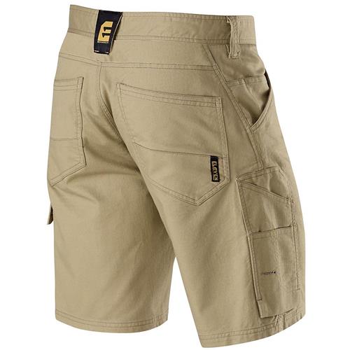 Khaki ripstop work shorts