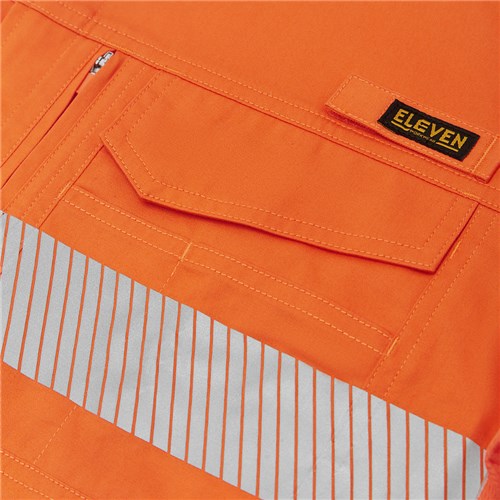 Anti Odour Hi Vis Orange Long Sleeve Shirt